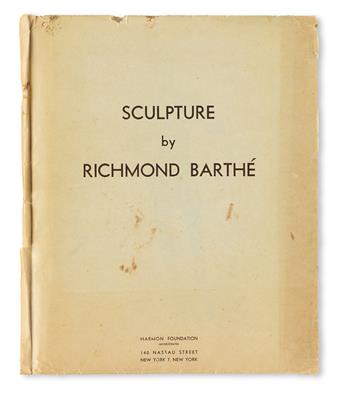 (ART.) BARTHE, RICHMOND. Sculpture by Richmond Barthe.